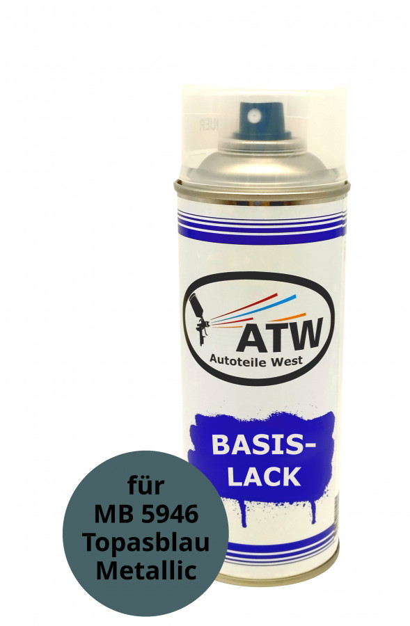 Autolack für MB 5946 Topasblau Metallic